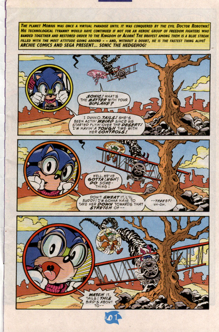 Sonic - Archie Adventure Series September 1998 Page 1